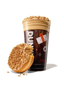 DUNKIN' COOKIE BUTTER COLD BREW AND COOKIE BUTTER DONUT
