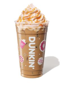 DUNKIN' TOASTED WHITE CHOCOLATE SIGNATURE LATTE